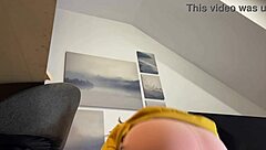 hot redhead college girl tries fashion, turns into porn casting