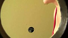 Krissy lynn asks, can this blonde handle an interracial glory hole blowjob?