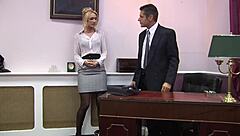 european babe indulges smoking fetish in office rough orgasm dripping wet pussy