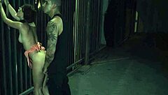 Nylon feet girl with glasses gets dominated