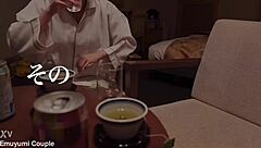 boss emi yumi gets wild sex in hotel room, cumming hard in doggystyle pov