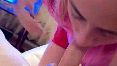 Watch Her Swallow That Hoodie Cumshot Deep In Her Wet Mouth!