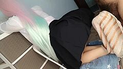 Hey! My Cosplayer Stepdaughter’s Tight Pink Pussy Still Virgin Over 18!