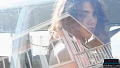 big natural tits latina model azura grace strips clothes