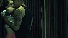 Nylon feet girl with glasses gets dominated