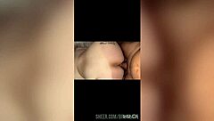 latina blonde rides friend's cock for slow anal creampie