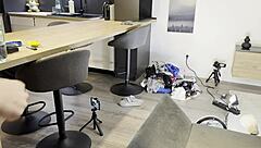 hot redhead college girl tries fashion, turns into porn casting