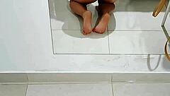 Young Girl Sucks Cock Hidden From Parents Nearby