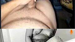 Hot latina milf plays with huge dildo and gets covered in cum