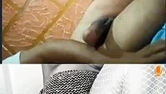 Hot latina milf plays with huge dildo and gets covered in cum