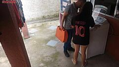 Married Latina Pays Repairman with Her Tight Ass While Husband’s Away