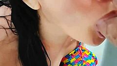 Young Girl Sucks Cock Hidden From Parents Nearby