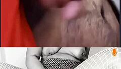 Hot latina milf plays with huge dildo and gets covered in cum