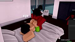 demon fucks roblox hoe with girlfriend watching