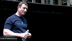 Gorgeous Oriental Brunette Takes Double Penetration in Garden