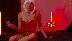 stacy cruz in cosplay sucking that big cock so hard?