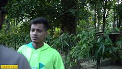 Skinny Indian teen gets her ass fucked by a friend