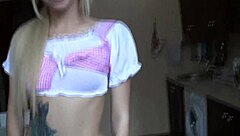 Young beauty in maid uniform seeks to have sex with daddy