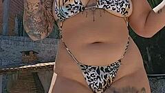 Married Woman Wears Tight Body At Pool