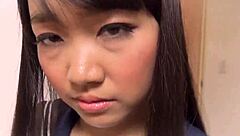 Hey, check this Japanese cutie with big assets in action!