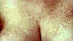 Blonde with Big Natural Tits Shows Off Sexy Body in Lingerie