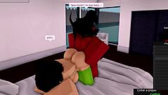 demon fucks roblox hoe with girlfriend watching