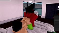 demon fucks roblox hoe with girlfriend watching