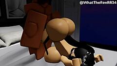 Romantic Sex With Cutie In Missionary Creampie And Rough Ass Play