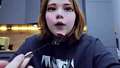 Furiyssh performs a steamy mugbang with her chubby body