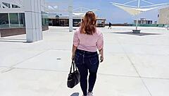 A tour of the city and my body with a big ass and natural tits