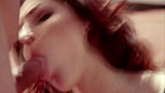 Tasting the cumshot from a redhead milf in this amateur scene