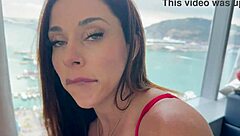 Huge dick stretches big ass and leaves creampie