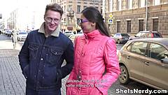 Nerdy Coed Fucked Hard