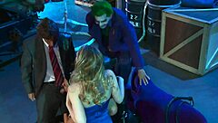 Superheroines with big boobs climax in wild group action