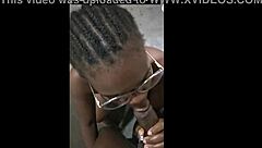 See through lingerie and rough sex with an African wife