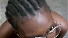 rough blowjob before work with monster cock 😈