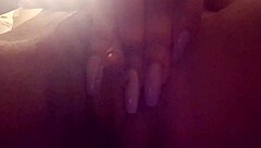 Pretty Ebony Pussy Solo Masturbation Close Up