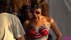 Real Flashers At Rock Fest Backstage Uncensored