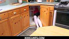 Petite Jessie Saints gets her pussy wet