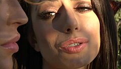 Wow! Longtime Friends Share First Lesbian Sex, Licking Clits Outdoors!