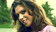 Slim Teen Teases Her Hairy Pussy Alone at Home