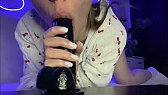 Beautiful alternative European amateur in a hot bedroom scene
