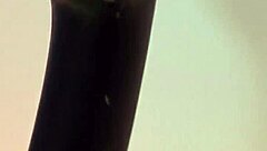 Classy blonde milf in heels and fishnets gets titty fucked.