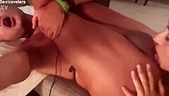 me, teen 18+ girl, licking guy's plugged ass deep