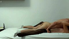Petite brunette gets a big cock in her pussy