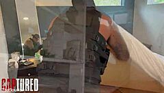 Daisy Garcia and Phantom Strokes in hardcore 3some training day with monster cock!