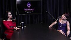 annie clementine and bia hot in hot preliminares podcast part 3 on sheer red