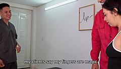 Two Massage Therapists Fuck Horny Latina Dilan Clavijo In Quickie