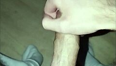 Masturbation leads to huge cum orgasm