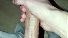 Masturbation leads to huge cum orgasm